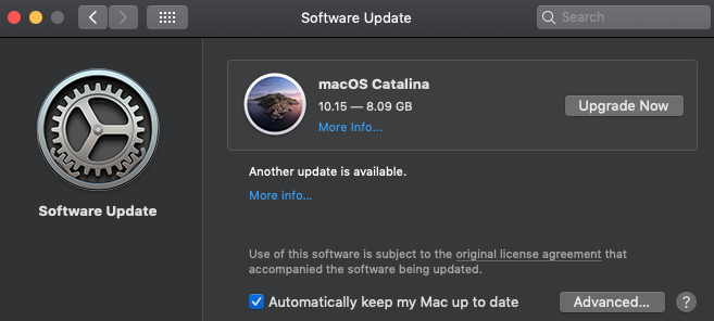 How to stop the notice for catalina update on mac free